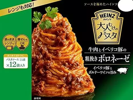HEINZ Heinz 12 пакетиков пасты для взрослых Крупнозернистый говяжий фарш и иберийская свинина, соус для пасты болоньезе