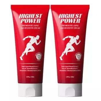 Heist Power Premium Relaxing and Recovery Cream 200ml, 2 units