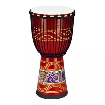 heizi Djembe Large Musical Instrument Drum Folk Instrument Hand Drum Percussion Diameter Height 8-inch (Red (Decoration) 20cm, 40cm)