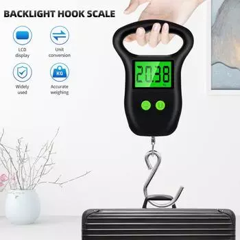 Held Kitchen Weight Tool Fish Hook Hanging Scale Digital Luggage Scale Electronic Weighting Scale