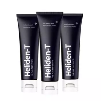 Helidenty the Plus, зубная паста без фтора, разработанная Стоматологическим колледжем Сеульского национального университета, 3 упаковки, 120 г