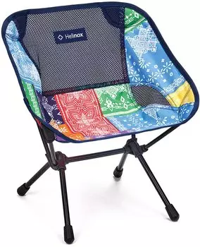 Helinox Outdoor Camping Compact Chair Chair One Mini Bandana Quilt Lightweight Rainbow 1822332 (RB)