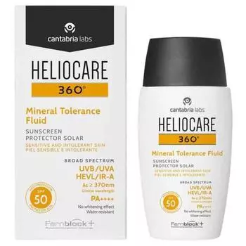 Heliocare Sunfluid Mineral Tolerance SPF50, 50ml