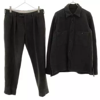 heliopole made in Japan Shirt jacket Setup 46 khaki Men s Used