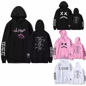 Hell Boy Lil.peep Мужчины Женщины Sudaderas Cry Hoddie XS