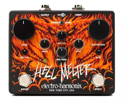 Hell Melter Advanced Metal Distortion Distortion Hell Melter Гитарный эффектор ELECTRO-HARMONIX