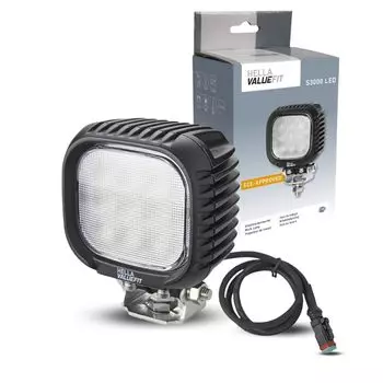Hella 1GA 357 109-002 ValueFit - рабочий свет S3000 светодиодный, цветной: черный