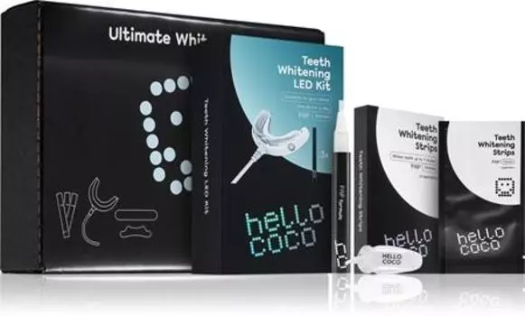 Hello Coco PAP Ultimate Whitening Set kit de blanchiment pour les dents TU прозрачный