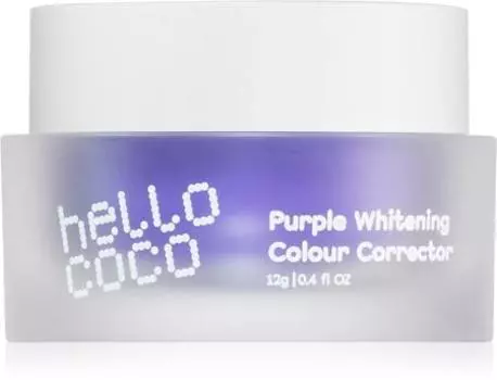 Hello Coco Purple Whitening Color Corrector отбеливающий порошок для удаления пятен TU прозрачный