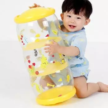 Hello Dino Play Roller Rattle Tummy Time Развивающая мелкая моторика Детские игрушки Корейские детские игрушки