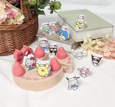 Hello Kitty 50th Anniversary Birthday Cake Building Blocks Set L241174