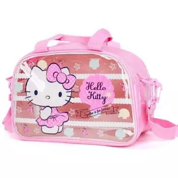 Hello Kitty Детская квадратная сумка-тоут Cross Transparent Beach Bag KTT-SC07P, популярный персонаж в Корее