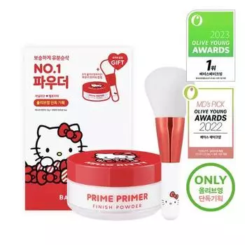 [Hello Kitty Edition] Финишная пудра Banillaco Prime Primer (+Кисть) (Одиночный предмет/Специальный),Корейская косметика, КПОП [Plan] Hello Kitty Edition