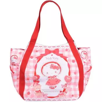 Hello Kitty HELLO KITTY Сумка-тоут Большая вместительная сумка-тоут Sanrio Kuromi My Melody Cinnamoroll Goods [Lelotte] Товары для мам (КТ4243)