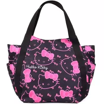 Hello Kitty HELLO KITTY Сумка-тоут Большая вместительная сумка-тоут Sanrio Kuromi My Melody Cinnamoroll Goods [Lelotte] Товары для мам (4031)