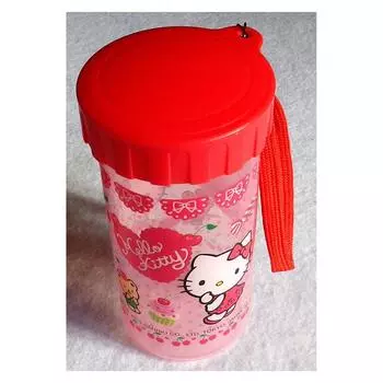 Hello Kitty Mug Bottle Cherry [With Strap]