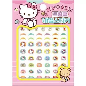 Hello Kitty Наклейка на ногти «Twinkle», популярный персонаж в Корее