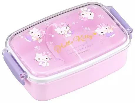 Hello Kitty Ribbon Lunch Box PL 1R [With Dividers]