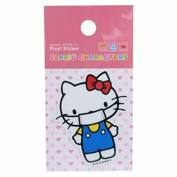 Hello Kitty Stay Mask Ver Sanrio [Водонепроницаемая наклейка] Вырубная наклейка/Давайте будем здоровы!