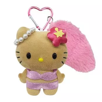 Hello Kitty Tail Mascot Keychain (Sunburn)