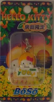 Hello Kitty Zipper Mascot Boso Limited Biwa Kitty Mascot Happy End Sanrio Sanrio