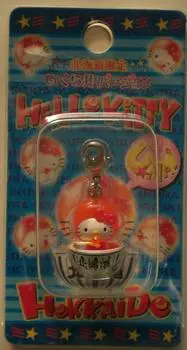 Hello Kitty Zipper Mascot Hokkaido Limited Ikura Bowl Version Hello Kitty Mascot Happy End Sanrio Sanrio