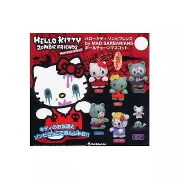 HELLO KITTY ZOMBIE FRIENDS Коробка-талисман с шариковой цепочкой Hello Kitty Zombie Friends (12 шт.)