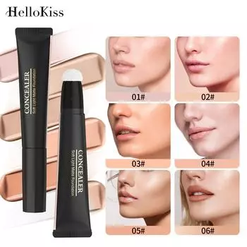 Hellokiss Light Concealer Foundation, нежный и послушный, естественно осветляющий консилер-губка для макияжа 18ml