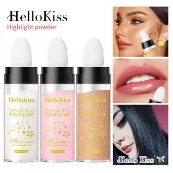 Hellokiss Pat Powder, пудра для придания блеска всему телу, натуральная трехмерная пудра для придания блеска всему телу 9g
