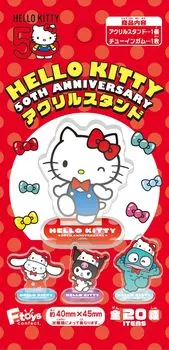 HELLOKITTY50TH акриловая подставка 20 штук конфеты/жвачка (полный полный)