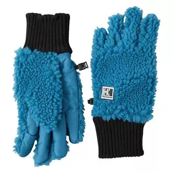 Helly Hansen Fiber Pile Thermo Windproof and Thick Ash Size S Gloves, Cold-Resistant, Fleece, Blue,