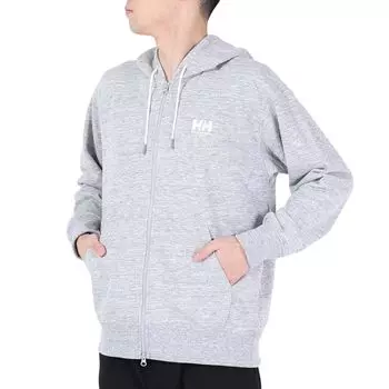 Helly Hansen HH Logo Sweat Mixed Size M Full-Zip Hoodie, Unisex, Gray, (HH32409)