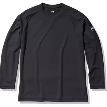 Helly Hansen Team Dry Tee Long Sleeve Size S T-Shirt, Unisex, Black, (HH32301) чёрный