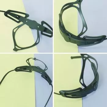 Helmet Adjustable Strap Retention System Head Locking Buckle For Cycling Skiing Skating Equestrian Safe