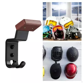 Helmet Holder Motorcycle Gear Rack Wall Mount Neat Display Hanger Hook for Motorbike