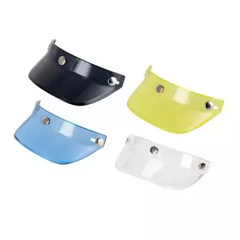 Helmet Visor Peak 3 Snap Visor Sunshield Peak for Retro Helmets Half Helmets 3/4 Helmets Helmets with 3 Buttons Accessories чёрный
