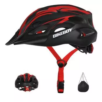 Helmet with lamp, bicycle, mountain bike, integrated molding, men s roller skating, express delivery, bicycle hat, cycling sports equipment One size