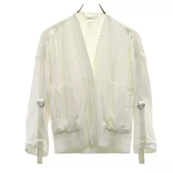 HELMUT LANG Rayon Blend Jacket P white Women Used