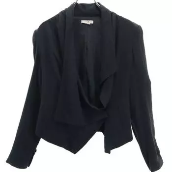 HELMUTLANG Silk Blend Jacket S black Women Used
