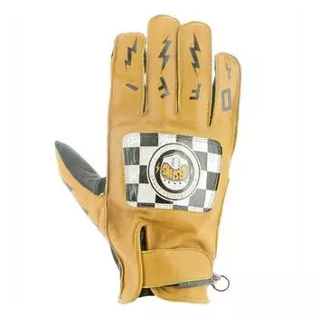 Helstons Logo leather мотоперчатки 4XL