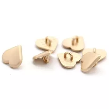 Hengc 11 мм винтажные сердечки металлические пуговицы для рукоделия ретро рубашка блузка платье высококачественные мини швейные аксессуары 11mm 10pcs