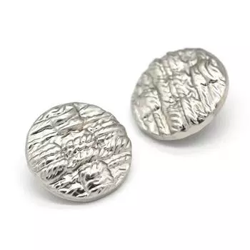 Hengc 15/18/20/23 мм круглые золотые металлические пуговицы для шитья модного пальто костюма украшения ручной работы Diy Supplies 15mm 6pcs белый