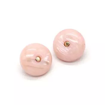 Hengc 20 шт. 11 мм круглые разноцветные металлические жемчужные пуговицы для одежды женские рубашки блузки манжеты платья ханьфу украшения ручной работы 11mm 20pcs розовый