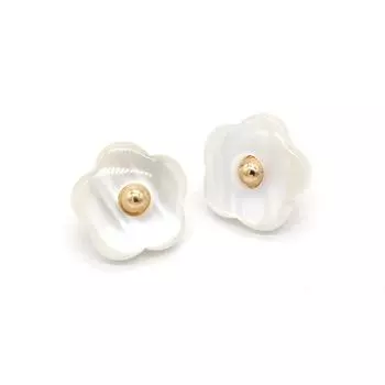 Hengc 20 шт 11 мм милые пуговицы из смолы в форме цветка с хвостовиком для одежды, рубашки, блузки, манжеты, воротника, шитья, украшения ручной работы 11mm 20pcs белый