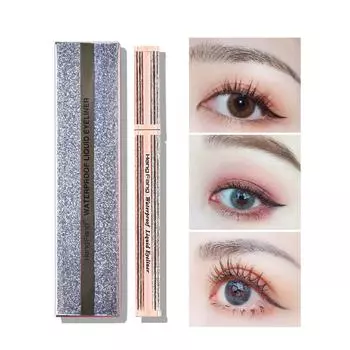 Hengfang Сияющая и гладкая водостойкая долговечная подводка для глаз Черная жидкая подводка для глаз #52286