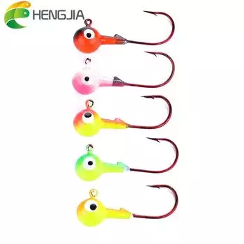 HENGJIA 10 шт./лот джиг-приманки с крючком из углеродистой стали, рыболовные свинцовые металлические приманки, рыболовная джиг-головка 2bags 10pc