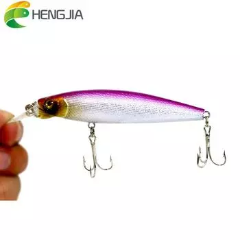 HENGJIA 1 шт. 11 см-15,2 г реалистичная приманка для ловли гольяна для окуня, форели, щуки, воблер, рыболовные снасти