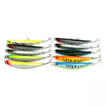 HENGJIA 1 шт., рыболовная приманка для гольяна, воблер, реалистичная искусственная приманка для плавания, рыболовные снасти