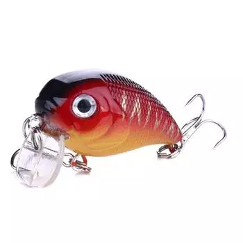 Hengjia 1 шт., рыболовная приманка, кривошипная приманка, 7 г, реалистичная приманка для окуня, искусственная жесткая пластиковая приманка, инструмент