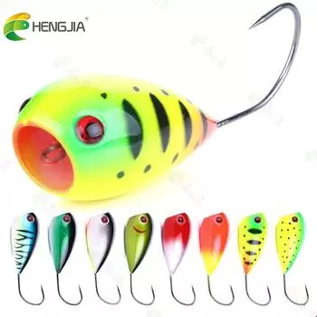 Hengjia 1 шт. твердая наживка рыболовные приманки 8 см/13 г искусственные приманки для воблеров Поппер Topwater снасти